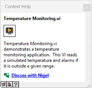 You can also access Nigel from the Context Help menu