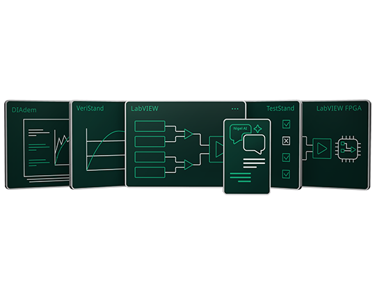 Nigel Advisor가 포함된 NI LabVIEW+ Suite for HIL.