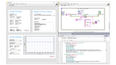 Capture d'écran LabVIEW Python Stress Test