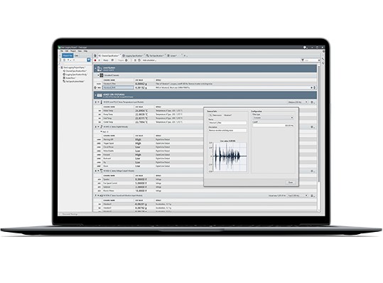 compactdaq 시스템은 Flexlogger 소프트웨어와 호환됩니다