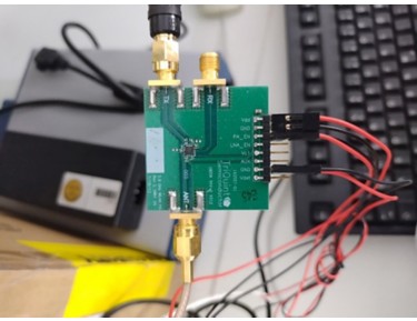 使用TriQuint Wi-Fi PA的ML-DPD原型应用程序的测试设置