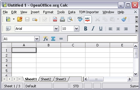 Tdm Add In Tool For Openoffice Org Calc User Guide Ni