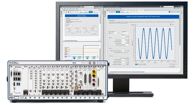 Software-based PXI test systems shorten time to market, increase test throughput, and decrease the overall cost of test. Modular instrumentation allows you to right-size test capability and take advantage of scheduled technology insertions to future-proof test systems