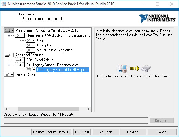 Measurement Studio C Mfc Legacy Support Ni