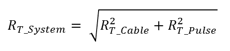 Rise time System formula