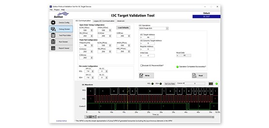 Example for Protocol Analyzer I3C Validation
