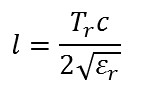 Spatial Resolution Equation