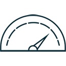 上昇傾向のアイコン