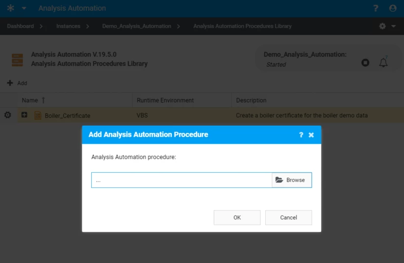 Upload DIAdem or Python Scripts to a SystemLink Server using Analysis Automation Application