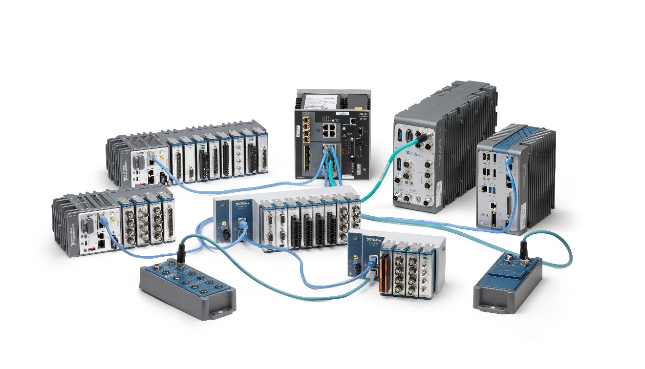 TSN-enabled family includes CompactRIO, CompactDAQ chassis, FieldDAQ, and Industrial Controllers