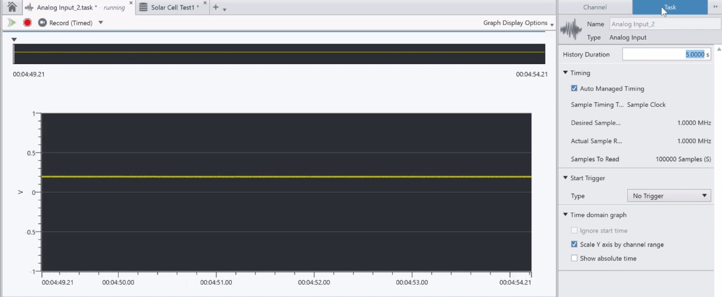 Task Configuration Pane.