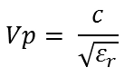  velocity of propagation