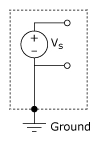 Diagram - Grounded Signal Source