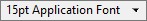 GUI - Text Settings button