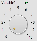 Verknüpfen eines Frontpanel-Elements mit einer Umgebungsvariable