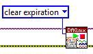 Clear the expiration with the DAQmx Control Watchdog Task VI.