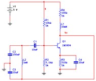 Colpitts oscillator circuit