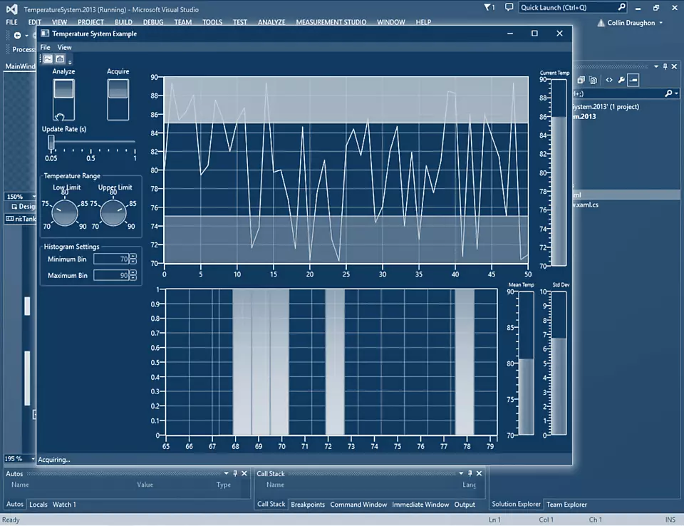 Use integrated data capture and analysis tools to gain insight into real-world signals.