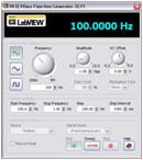 NI-ELVISmx Function Generator Panel