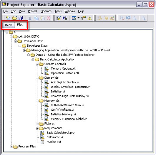 Best Practices For Managing Ni Labview Applications Using The Project Explorer Ni 6430