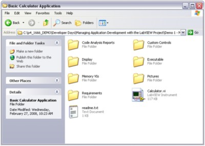 folder application