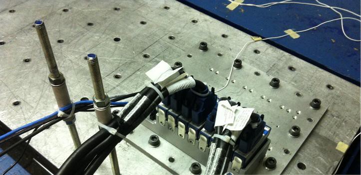 This vibration test uses the CompactDAQ platform