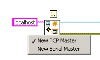 Changing the Type of Modbus Master