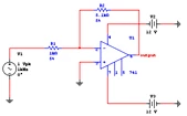 Inverting amplifier circuit