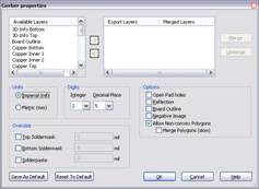 Gerber File Export