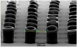 Edge detection on aligned nanotubes