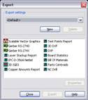 Export Dialog Box