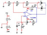 Wien-bridge oscillator circuit
